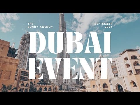 Bunny Agency Dubai event