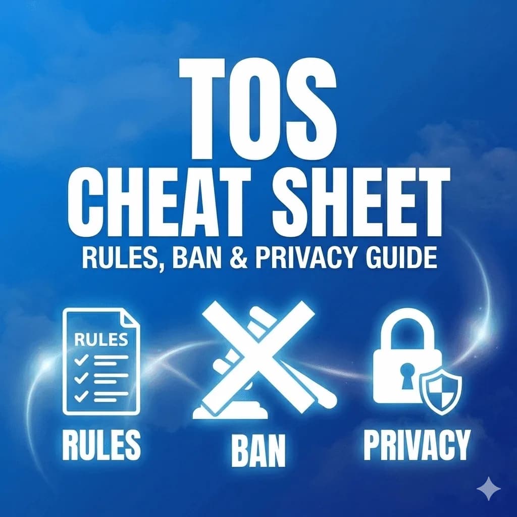 TOS Cheat Sheet