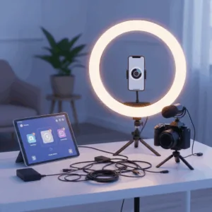 OnlyFans Setup Under €200: Ring Light, Camera & Apps